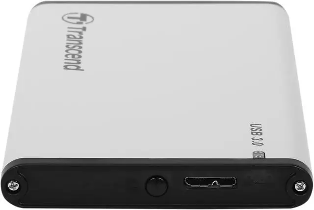 Alt view image 4 of 7 - Transcend TS0GSJ25S3 2.5" Silver SATA III 6Gb/s USB 3.1 Gen 1 (backward compatible with USB 2.0) External Enclosure