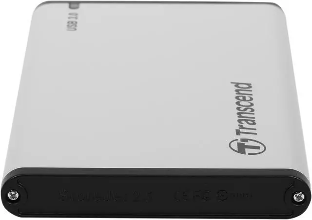 Alt view image 6 of 7 - Transcend TS0GSJ25S3 2.5" Silver SATA III 6Gb/s USB 3.1 Gen 1 (backward compatible with USB 2.0) External Enclosure