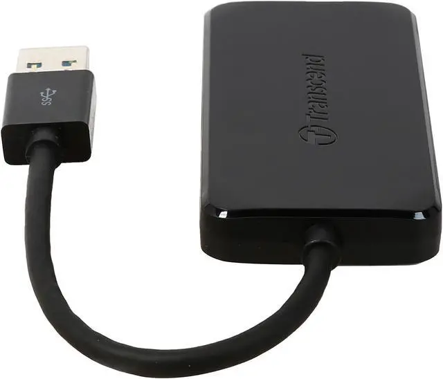 Alt view image 4 of 6 - Transcend TS-HUB2K 4 Ports USB 3.0 Hub