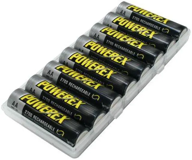 Alt view image 6 of 7 - POWEREX MH-C801D Eight Cell 1 Hour Charger w/ 2700mAh 8 x AA Rechargeable Batteries