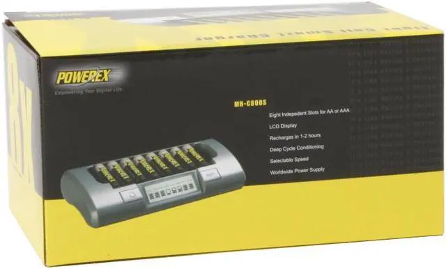 Alt view image 5 of 5 - POWEREX MH-C800S Eight Cell AA/AAA Smart Charger