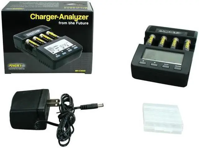 Alt view image 5 of 5 - POWEREX MH-C9000 WizardOne Charger-Analyzer w/4pcs 2700mAh AA Rechargeable Batteries