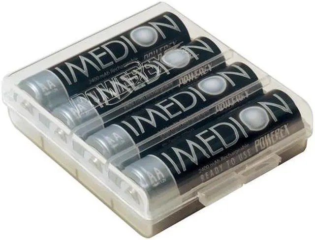 Main image of POWEREX MH-4AAI-BH 2400mAh 4-pack AA IMEDION Pre-Charged and Ready-to-use Rechargeable Batteries