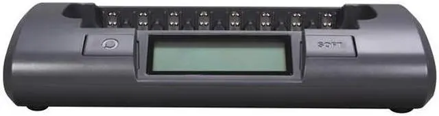 Alt view image 2 of 6 - POWEREX  MH-C800S8AA27 8-Pack AA NiMH Rechargeable Batteries w/ Eight Cell AA/AAA Smart Charger