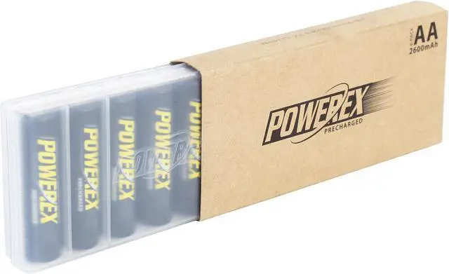 Alt view image 3 of 3 - Powerex Low Self-Discharge AA 2600mAh Ni-MH Pre-Charged Rechargeable Batteries 8-Pack