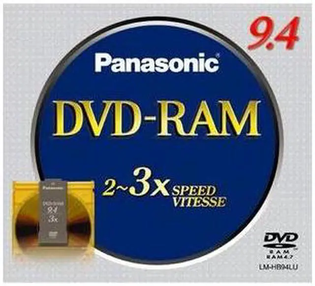 Main image of Panasonic 9.4GB 3X DVD-RAM Single Double-sided Disc Model LM-HB94LU