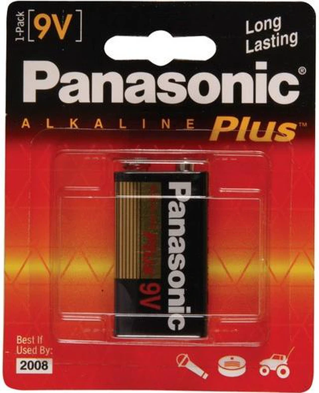 Main image of Panasonic 6AM-6PA/1B 1-pack 9V Alkaline Batteries