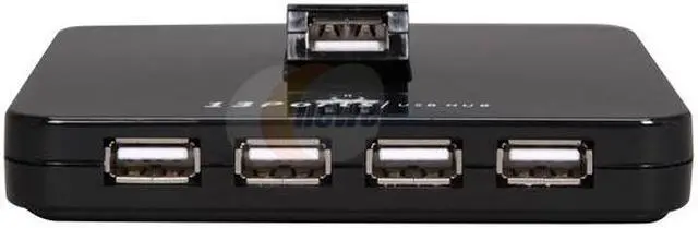 Alt view image 2 of 6 - Koutech IO-HU1310 13-Port Hi-Speed USB 2.0 External Hub - Black