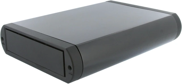 Main image of SABRENT EC-ST5B Aluminum 5.25" Black SATA USB 2.0 CD/DVD Enclosure