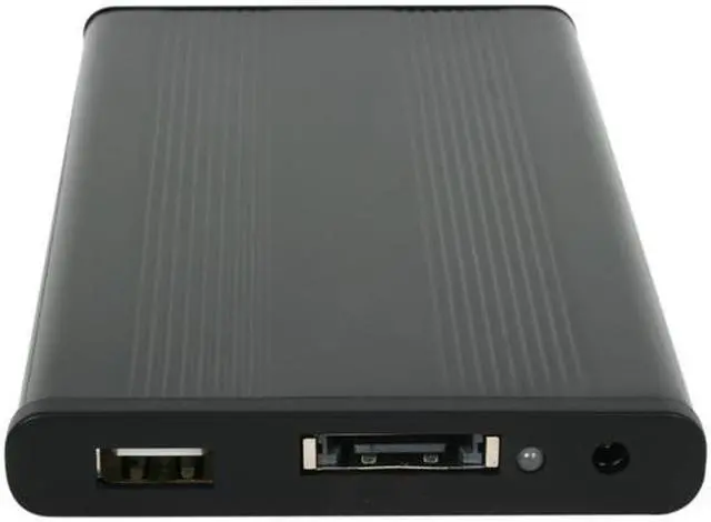 Alt view image 4 of 5 - SABRENT EC-25HSU Aluminum 2.5" Black SATA USB 2.0 & eSATA External Enclosure
