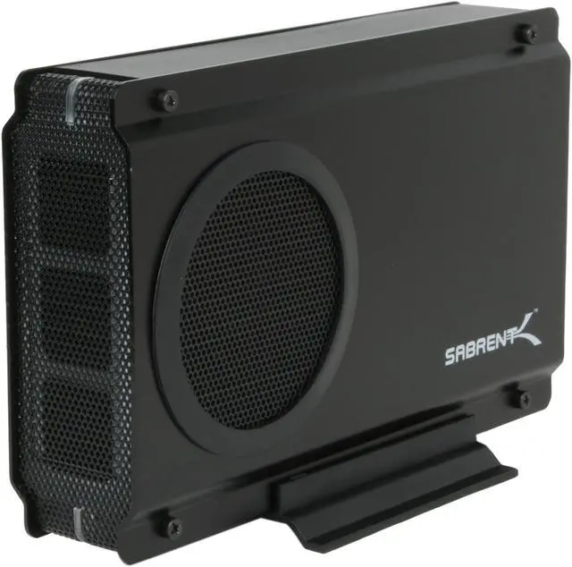 Main image of SABRENT EC-7F83 Aluminum 3.5" Black SATA II USB 3.0 SATA External Enclosure w/ Cooling Fan