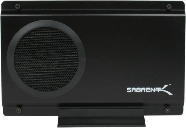 Alt view image 3 of 5 - SABRENT EC-7F83 Aluminum 3.5" Black SATA II USB 3.0 SATA External Enclosure w/ Cooling Fan