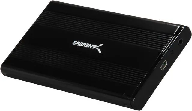 Main image of SABRENT EC-25KU Aluminum 2.5" Black SATA I/II USB 3.0 Hard Drive Enclosure