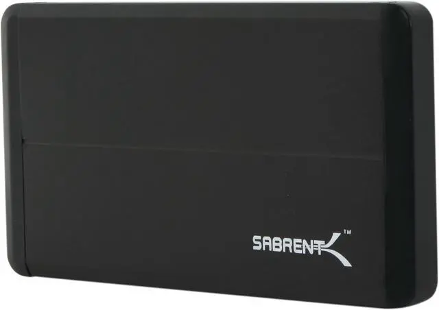 Main image of SABRENT EC-3025 Aluminum 2.5" Black SATA I/II USB 3.0 Hard Drive Enclosure
