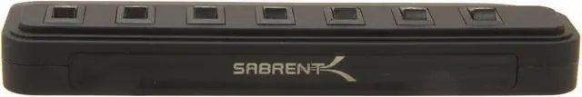 Alt view image 4 of 6 - Sabrent  USB-H7PS 7-port USB 2.0 Hub and Stand-Alone USB Charging Station with AC Adaptor