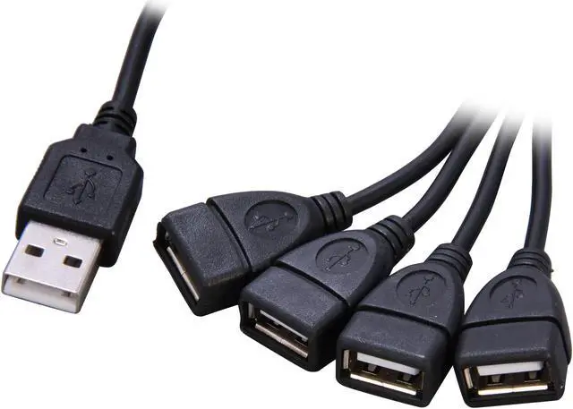Main image of SABRENT HB-CHHB 4-Port USB2.0 Hub - Flexible Liberator Cable