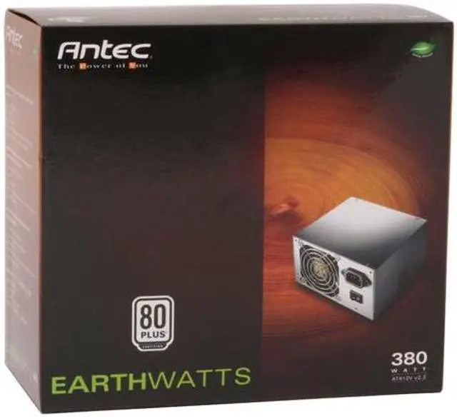 Alt view image 7 of 7 - Antec earthwatts EA380 380W Continuous Power ATX12V v2.0 80 PLUS Certified Active PFC Power Supply