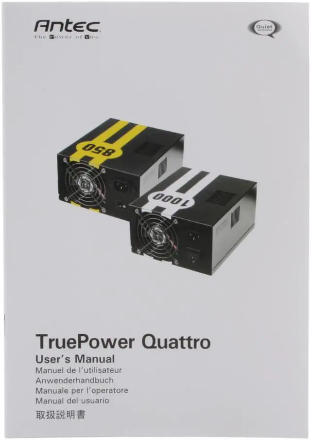 Alt view image 8 of 9 - Antec TPQ-850 850W Continuous Power ATX12V / EPS12V SLI Certified CrossFire Ready 80 PLUS BRONZE Certified Modular Active PFC "compatible with Core i7/Core i5" Power Supply