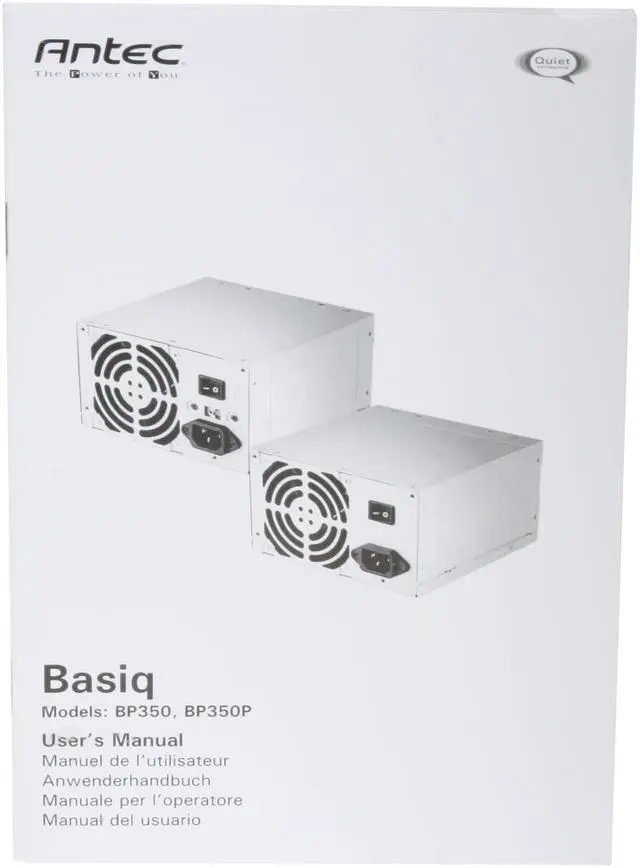 Alt view image 8 of 8 - Antec Basiq BP-350B 350W Continuous Power ATX12V Version 2.01 Power Supply - OEM