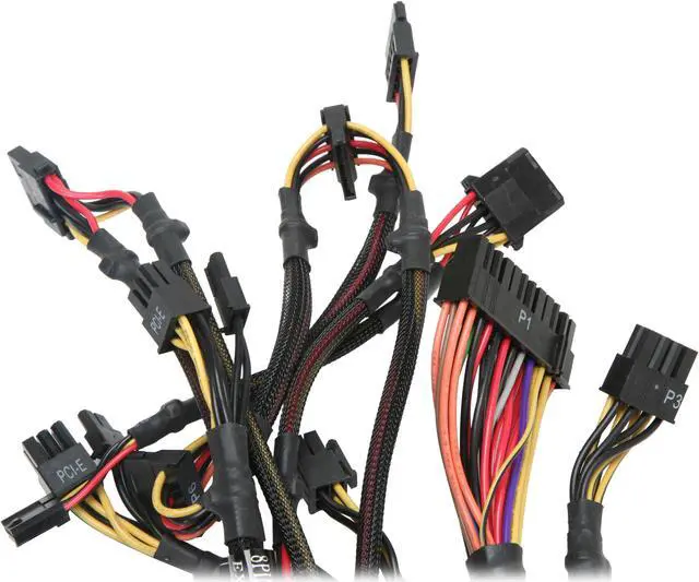 Alt view image 5 of 9 - Antec CP-850 850W Continuous Power CPX SLI Certified CrossFire Ready 80 PLUS Certified Modular Active PFC "compatible with Core i7" Power Supply