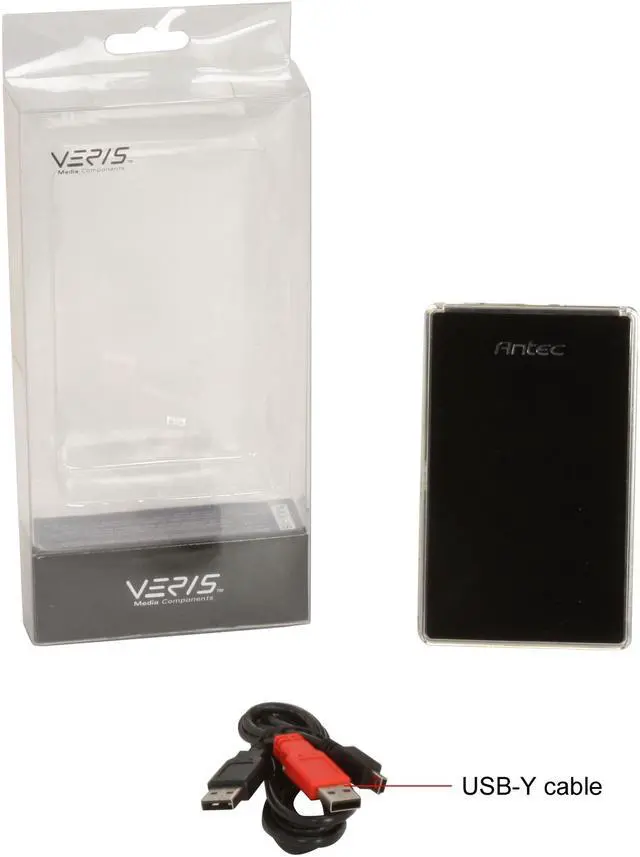 Alt view image 7 of 7 - Antec MX-25 Aluminum 2.5" SATA USB 2.0 & eSATA External Enclosure