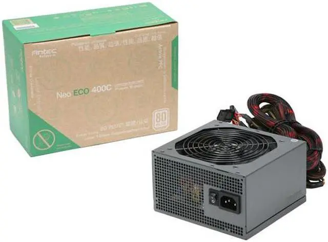 Alt view image 7 of 7 - Antec NEO ECO 400C 400W Continuous Power ATX12V 2.3 / EPS12V 80 PLUS Certified Active PFC Power Supply
