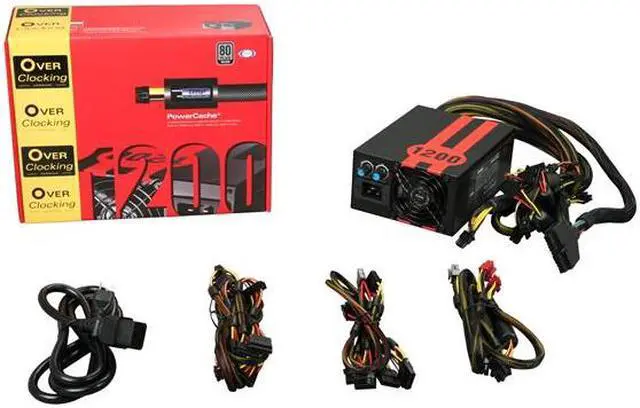 Alt view image 6 of 6 - Antec TruePower Quattro Series TPQ-1200 OC (Fan Control Knob/+12V Voltage Control Knob) 1200W Continuous Power ATX12V v2.3 SLI Ready CrossFire Certified 80 PLUS SILVER Certified Modular Active PFC Power Supply