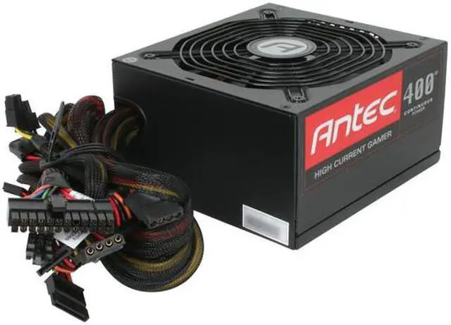 Alt view image 4 of 7 - Antec High Current Gamer Series HCG-400 400 W ATX12V v2.3 / EPS12V v2.91 80 PLUS BRONZE Certified Active PFC Power Supply