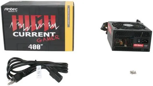 Alt view image 7 of 7 - Antec High Current Gamer Series HCG-400 400 W ATX12V v2.3 / EPS12V v2.91 80 PLUS BRONZE Certified Active PFC Power Supply