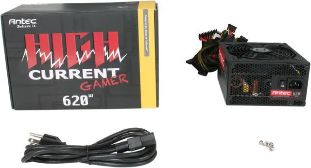 Alt view image 7 of 7 - Antec High Current Gamer Series HCG-620 620 W ATX12V v2.3 / EPS12V v2.91 SLI Ready CrossFire Ready 80 PLUS BRONZE Certified Active PFC Power Supply