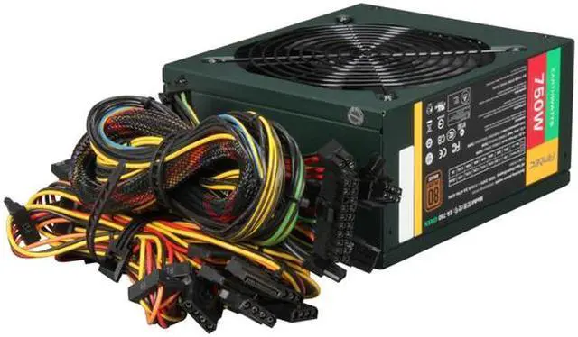 Alt view image 4 of 7 - Antec EarthWatts Series EA-750 Green 750 W ATX12V v2.3 SLI Certified CrossFire Certified 80 PLUS BRONZE Certified Active PFC Continuous Power Supply