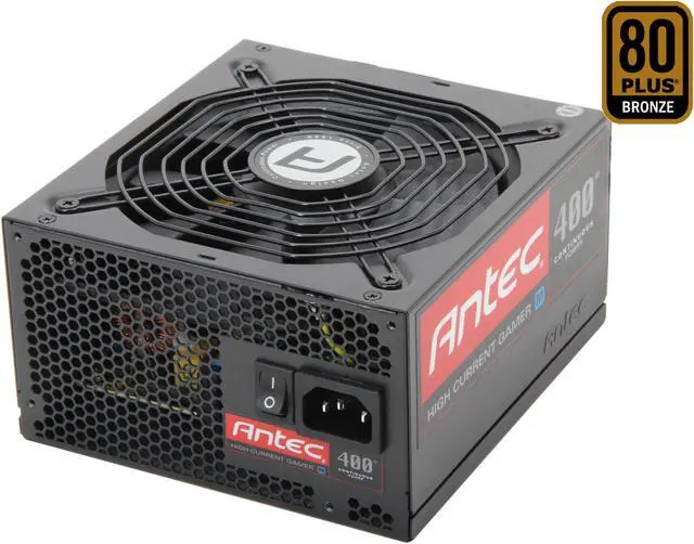 Main image of Antec HCG M Series HCG-400M 400 W ATX12V / EPS12V SLI Ready CrossFire Ready 80 PLUS BRONZE Certified Modular Active PFC Power Supply