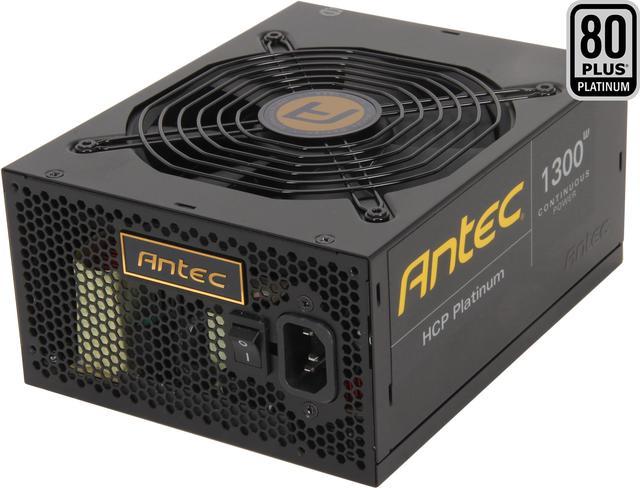 Antec HCP-1300 Platinum 1300W ATX12V / EPS12V SLI CrossFire 80 PLUS  PLATINUM Certified Full Modular Active PFC Power Supply - Intel Haswell  Fully