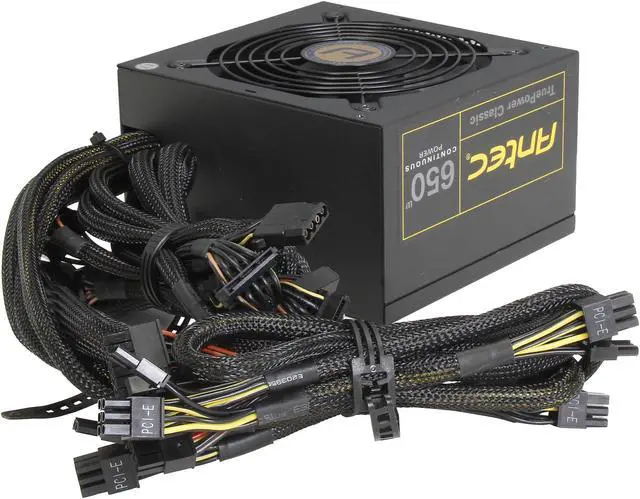 Alt view image 4 of 7 - Antec TruePower Classic series TP-650C 650 W 80 PLUS GOLD Certified Power Supply