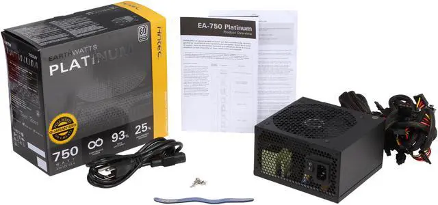 Alt view image 7 of 7 - Antec EA-750 PLATINUM 750 W 80 PLUS PLATINUM Certified Power Supply