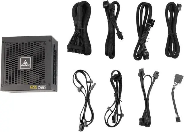 Alt view image 8 of 10 - Antec High Current Gamer Series HCG650 Gold, 650W Fully Modular, Full-Bridge LLC and DC to DC Converter Design, Full Japanese Caps, Zero RPM Manager, Compacted Size 140mm, 10 Year Warranty