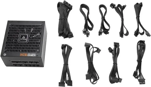 Alt view image 9 of 10 - Antec HCG850 Bronze 850W Fully Modular, 80 PLUS BRONZE, 135mm DBB Fan, Full Japanese Heavy-Duty Caps, 5 Year Warranty