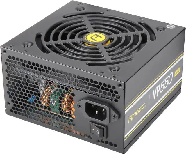 Main image of Antec Value Power Series VP550 Plus, 550W Non-Modular, 80 PLUS Certified, Thermal Manager, CircuitShield Protection, 120mm Silent Fan with 3-Year Warranty