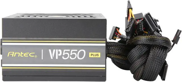 Alt view image 5 of 8 - Antec Value Power Series VP550 Plus, 550W Non-Modular, 80 PLUS Certified, Thermal Manager, CircuitShield Protection, 120mm Silent Fan with 3-Year Warranty