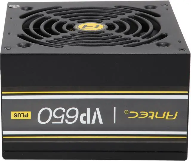 Alt view image 3 of 7 - Antec Value Power Series VP650 Plus, 650W Non-Modular, 80 PLUS Certified, Thermal Manager, CircuitShield Protection, 120mm Silent Fan with 3-Year Warranty