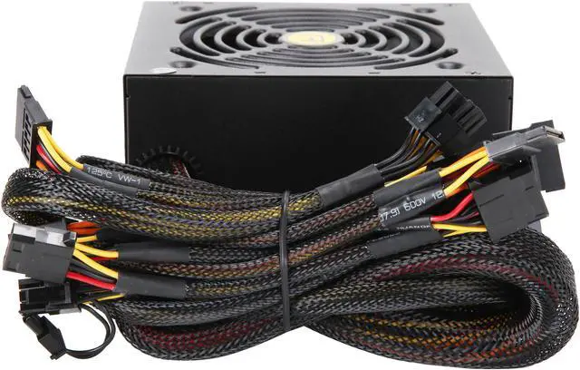 Alt view image 4 of 7 - Antec Value Power Series VP650 Plus, 650W Non-Modular, 80 PLUS Certified, Thermal Manager, CircuitShield Protection, 120mm Silent Fan with 3-Year Warranty