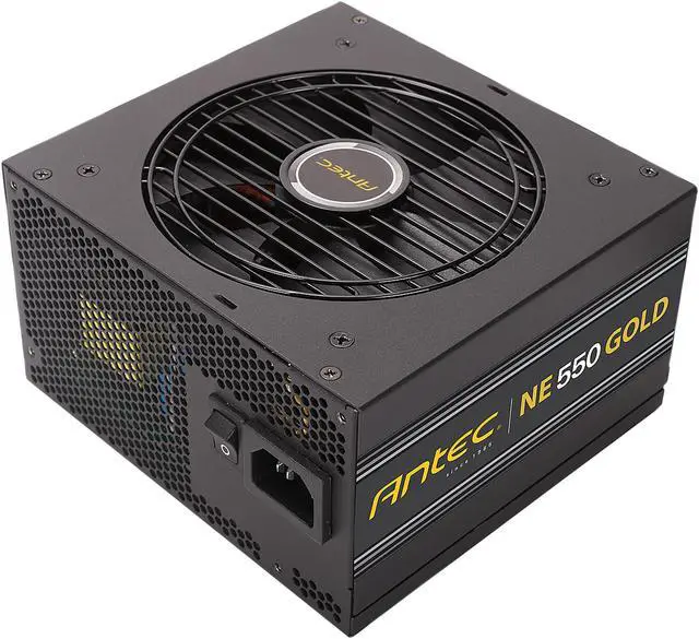 Main image of Antec NeoECO Series NE550G 550W ATX 12V / EPS 12V 80 PLUS GOLD Certified Semi-Modular Compact 140 mm Size 7 Year Warranty Power Supply