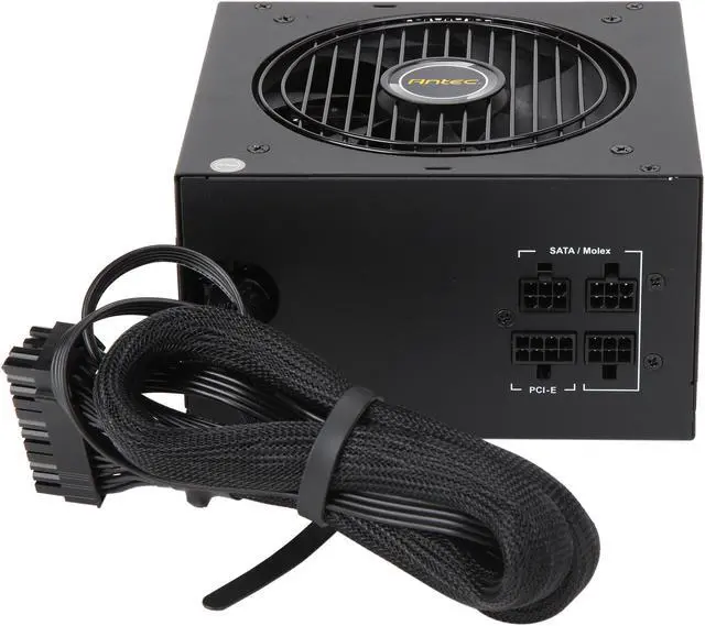 Alt view image 17 of 20 - Antec NeoECO Series NE550G 550W ATX 12V / EPS 12V 80 PLUS GOLD Certified Semi-Modular Compact 140 mm Size 7 Year Warranty Power Supply