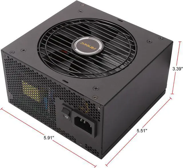 Alt view image 20 of 20 - Antec NeoECO Series NE650G 650W ATX 12V / EPS 12V 80 PLUS GOLD Certified Semi-Modular Compact 140 mm Size 7 Year Warranty Power Supply
