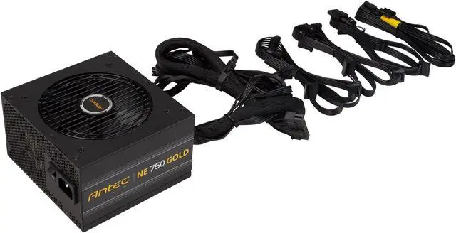 Alt view image 11 of 20 - Antec NeoECO Series NE750G 750W ATX 12V / EPS 12V 80 PLUS GOLD Certified Semi-Modular Compact 140 mm Size 7 Year Warranty Power Supply