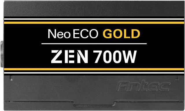 Alt view image 4 of 16 - Antec NeoECO Gold Zen NE700G Zen Power Supply 700W, 80 PLUS GOLD Certified with 120mm Silent Fan, LLC + DC to DC Design, Japanese Caps, CircuitShield Protection, 5-Year Warranty