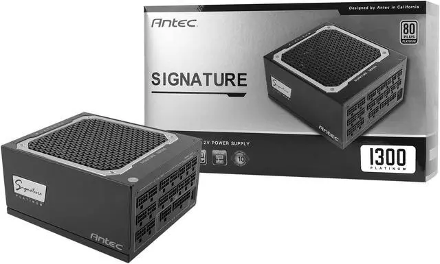 Alt view image 14 of 14 - Antec Signature Series SP1300, 80 PLUS Platinum Certified, 1300W Full Modular with OC Link Feature, PhaseWave Design, Full Top-Grade Japanese Caps, Zero RPM Mode, 135 mm FDB Silence & 10-Year Warranty