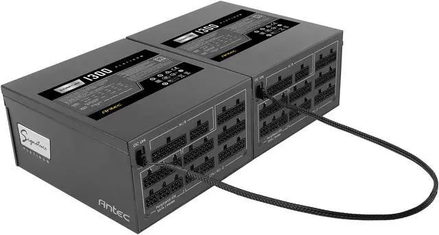 Alt view image 12 of 14 - Antec Signature Series SP1300, 80 PLUS Platinum Certified, 1300W Full Modular with OC Link Feature, PhaseWave Design, Full Top-Grade Japanese Caps, Zero RPM Mode, 135 mm FDB Silence & 10-Year Warranty