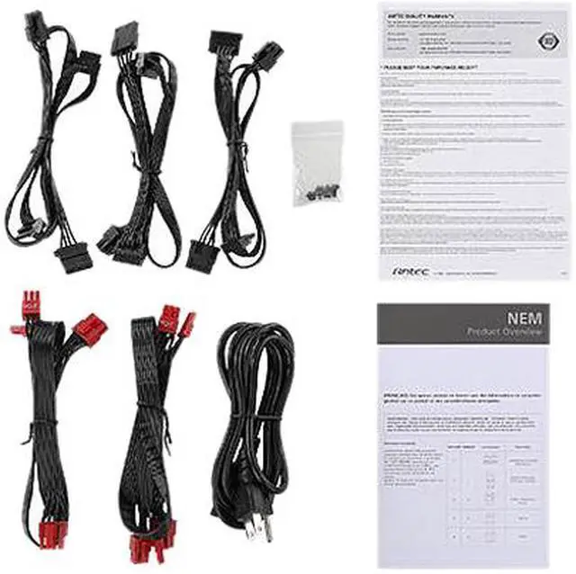 Alt view image 9 of 9 - Antec NeoECO Modular NE650M V2 Power Supply 650W, 80 PLUS Bronze Certified with 5-Year Warranty, Advanced Hybrid Cable Management, 120mm Silent Fan, Japanese Heavy-Duty Caps, CircuitShield Protection & Thermal Manager