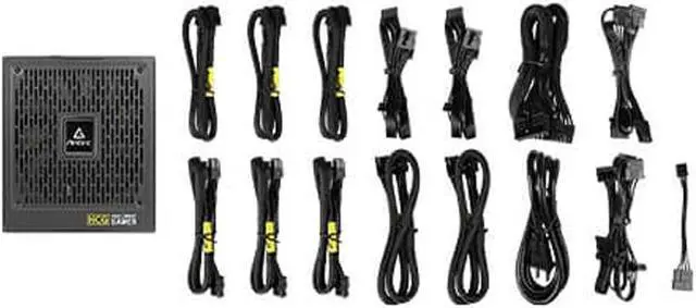 Alt view image 6 of 6 - Antec High Current Gamer Series HCG1000 Gold, 1000W Fully Modular, Full-Bridge LLC and DC to DC Converter Design, Full Japanese Caps, Zero RPM Manager, Compacted Size 140mm, 10 Year Warranty